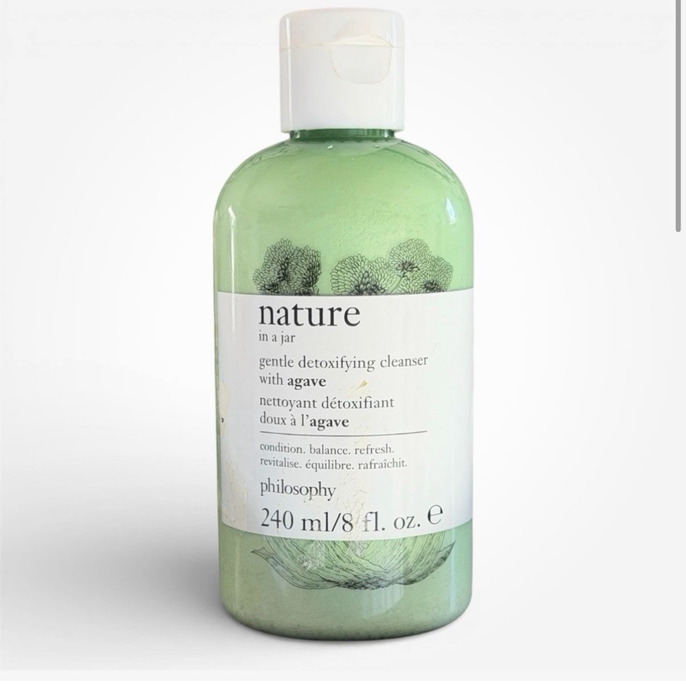 Philosophy Nature In A Jar Gentle Detoxifying Cleanser Agave 8 oz SEALED